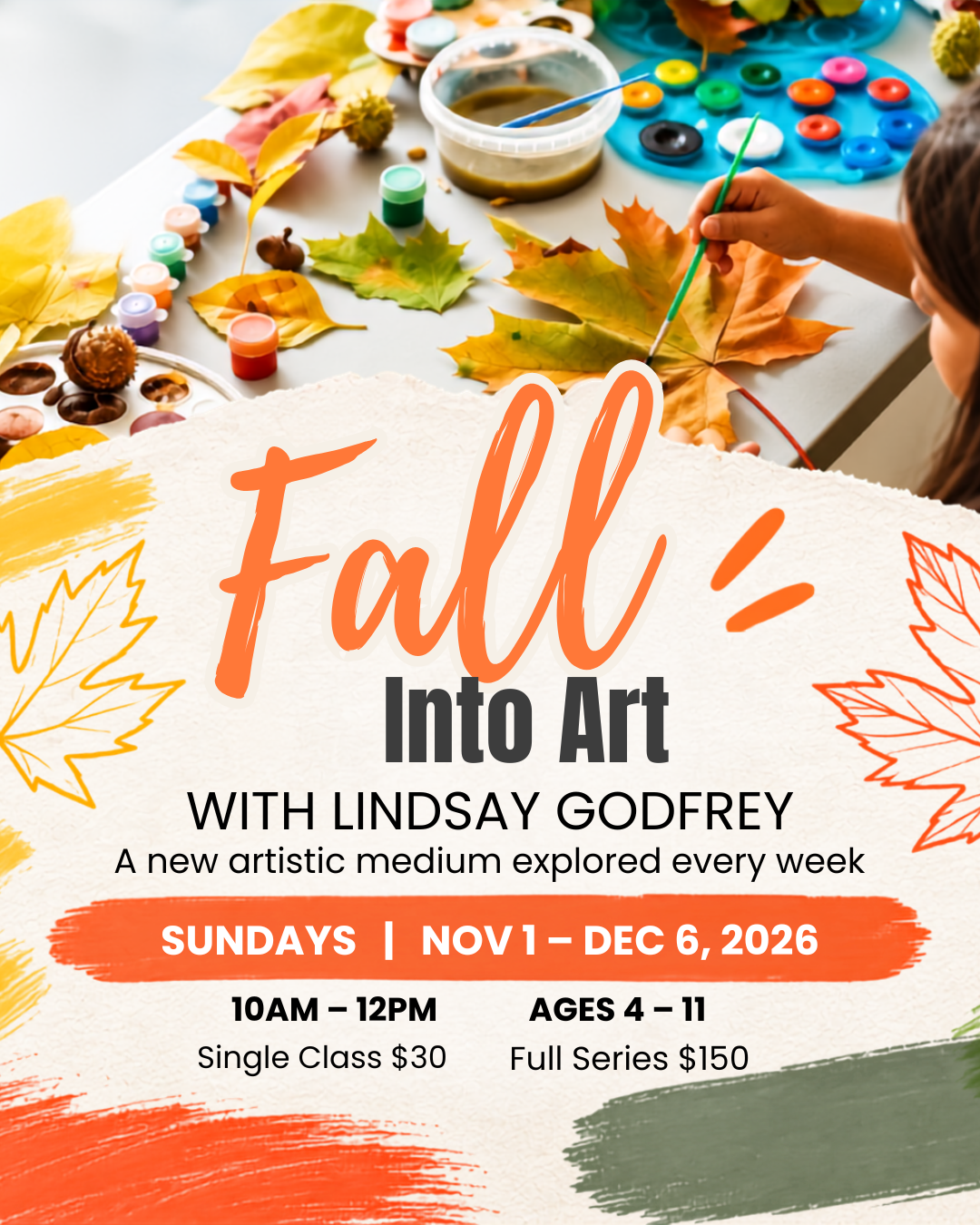 Fall Into Art | Youth Sunday Art Program