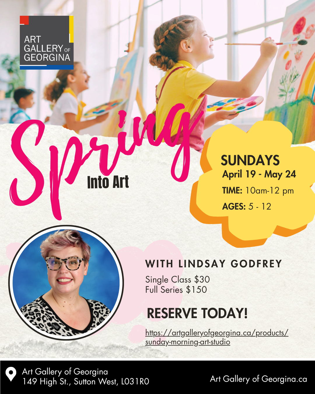 Spring Into Art | Youth Sunday Art Program