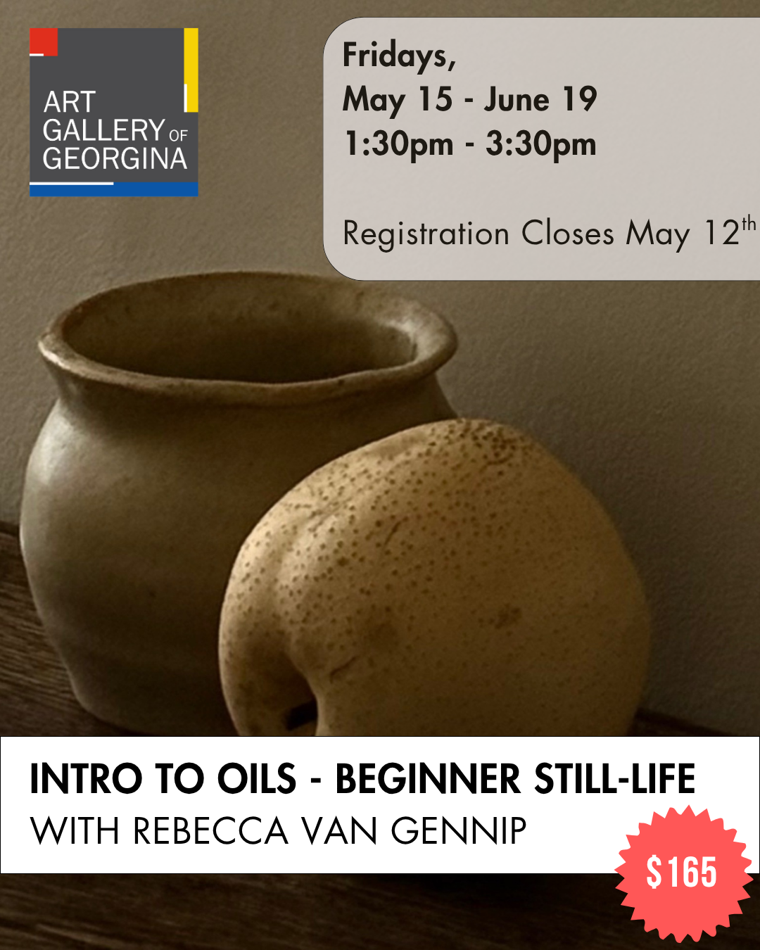 Beginner Still Life Painting with Rebecca Van Gennip